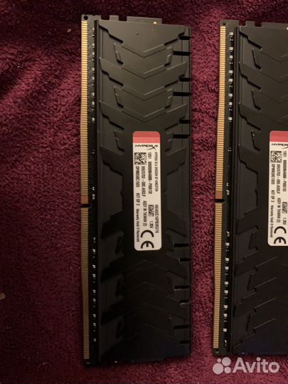 Kingston hyperx predator 16(8x2) gb 3200