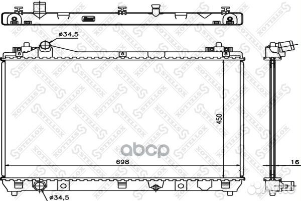 10-25457-SX радиатор системы охлаждения Suzuki