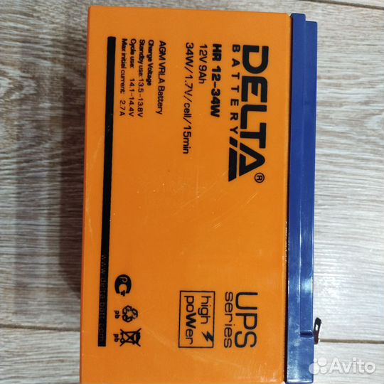 Аккумуляторная батарея для ибп Delta DT 1207,09