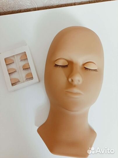 Голова манекен для наращивания ресниц