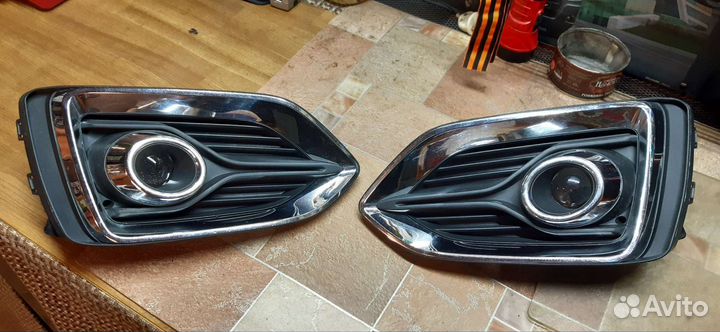 Противотуманные фары на hyundai solaris 2