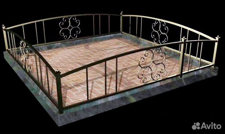 Оградка ритуальная