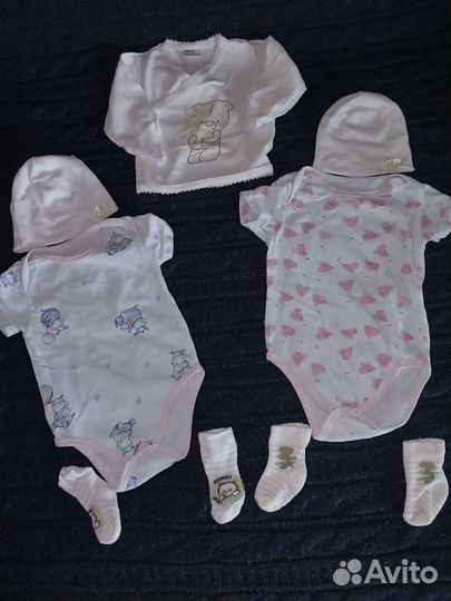 Вещи пакетом для девочки от 0 до 1 года