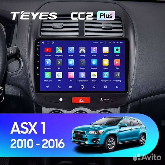 Mitsubishi ASX Teyes CC2L 1/16 магнитола