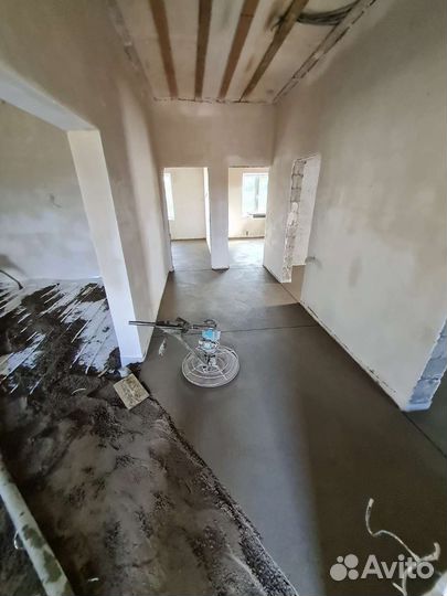 Стяжка пола полу-сухая механизированная