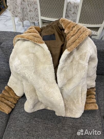 Полушубок мутоновый женский