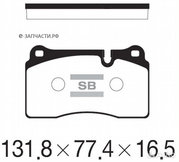 Sangsin brake SP2235 Колодки тормозные передние SP