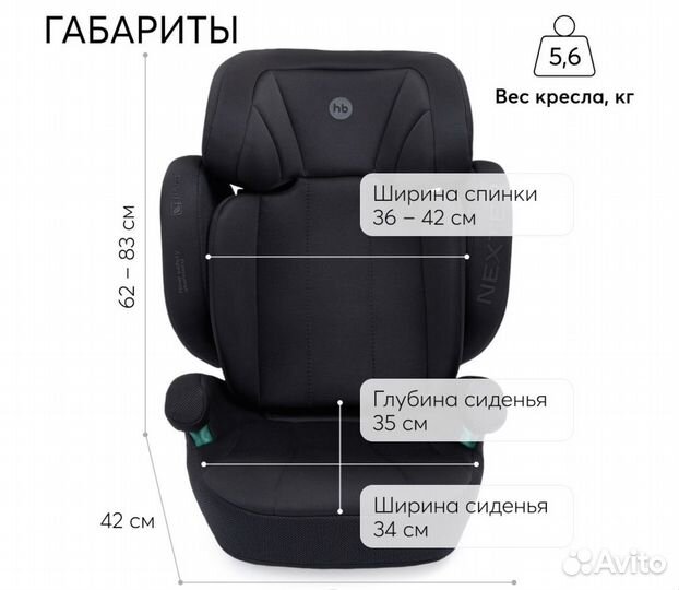 Детское автокресло 15 до 36 кг