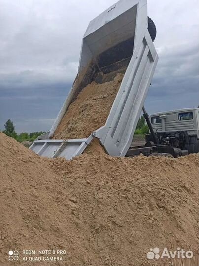 Песок речной Песок Карьерный - доставка