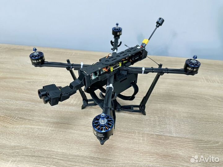 FPV дрон 10 дюймов Зверобой с тепловизором + сброс