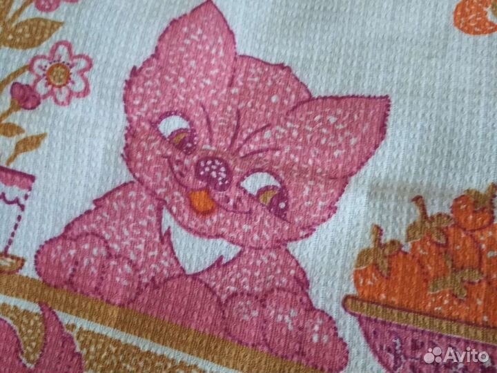 Х/Б. Вафельная, полотеничная ткань. ссср. Отрез