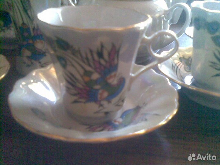 Кофейный сервиз новый фарфор