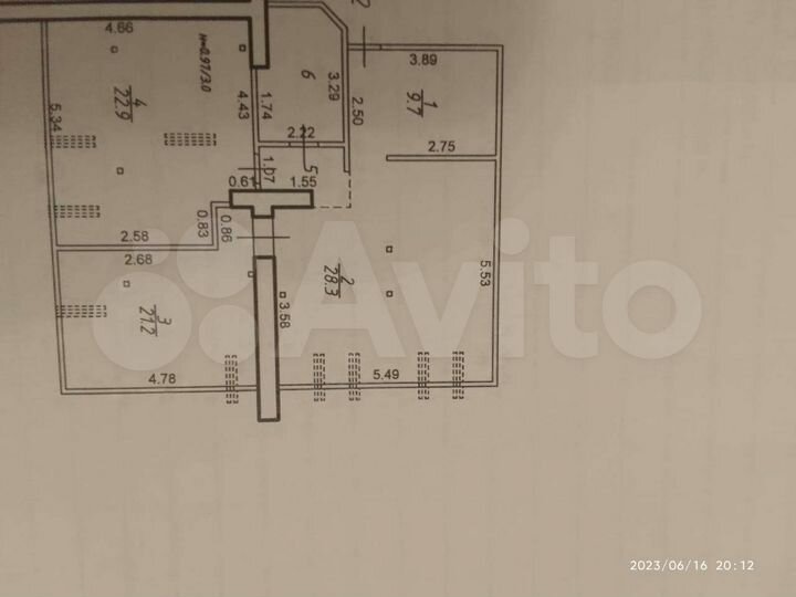 2-к. квартира, 94 м², 4/4 эт.