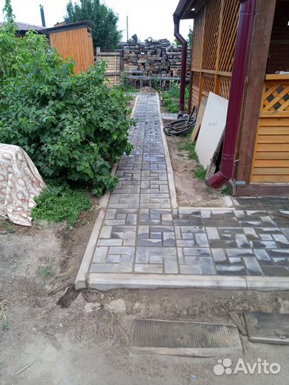 Укладка тротуарной плитки