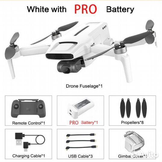 Дрон 4K Xiaomi Fimi X8 mini Pro