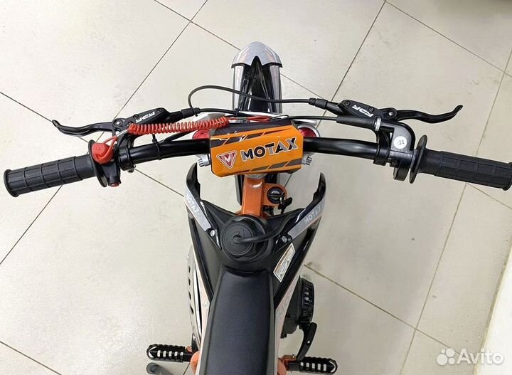 Детский мотоцикл миникросс Motax 60 (еs) оранжевый