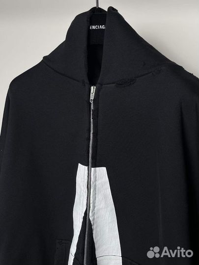 Зип худи Balenciaga Archive series zip up hoodie