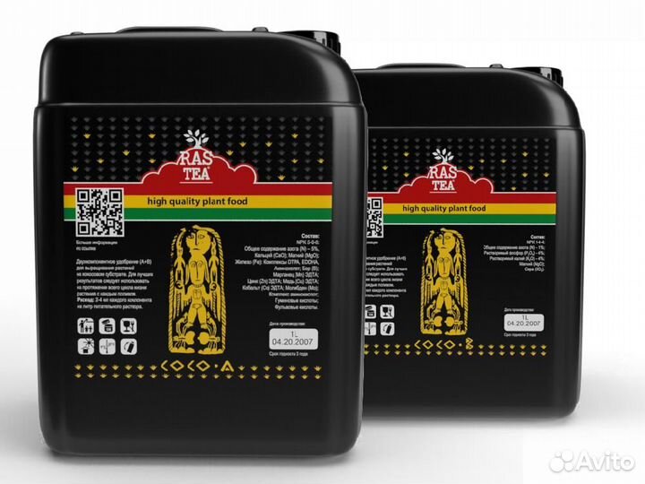 Минеральное удобрение rastea Coco A/B 5л