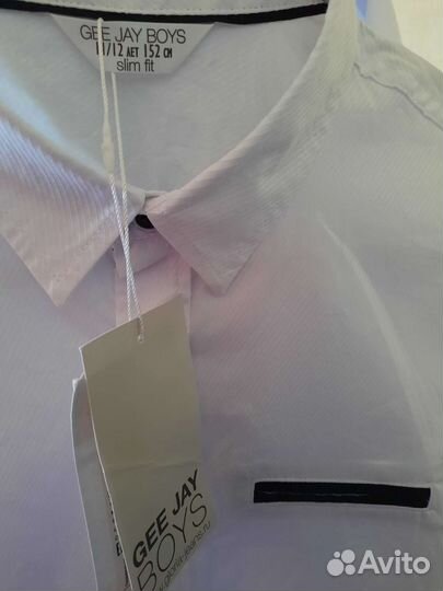 Рубашка белая 140 146 158