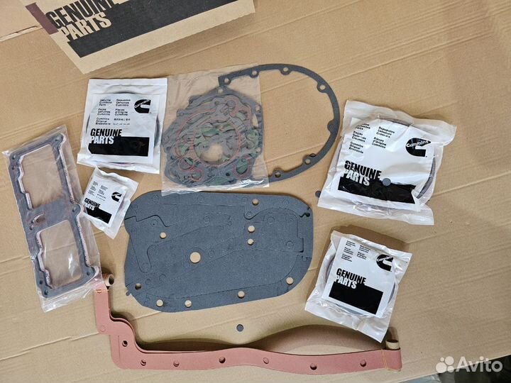 3801468 Ремкомплект прокладок нижний NTA