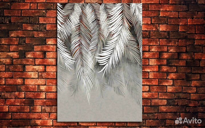 Картина на заказ дизайнерские листья