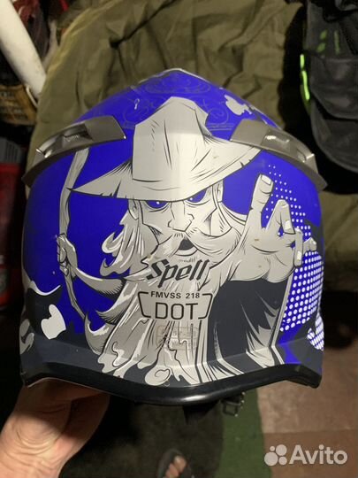 Мотошлем кроссовый