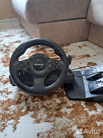 Игровой руль defender forsage drift gt