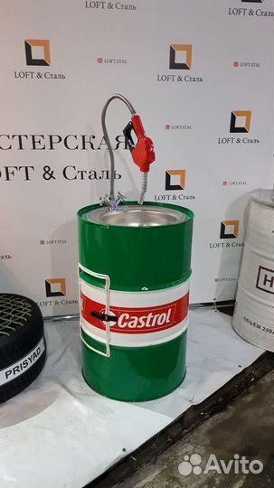 Интерьерный умывальник Castrol с пистолетом АЗС