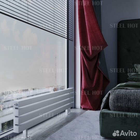 Напольный дизайн радиатор Steel-Hot от производите