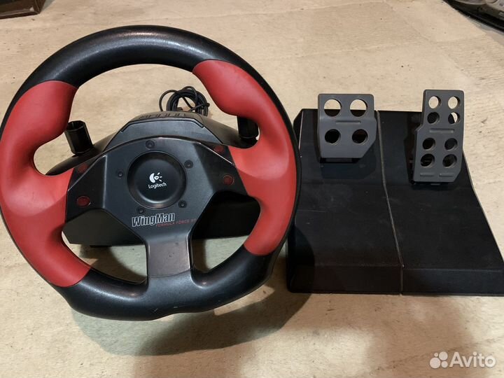 Игровой руль logitech ретро