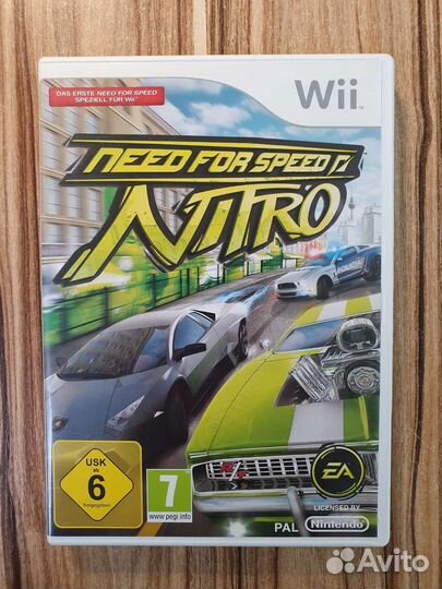 Wii Need For Speed Nitro. Лицензия