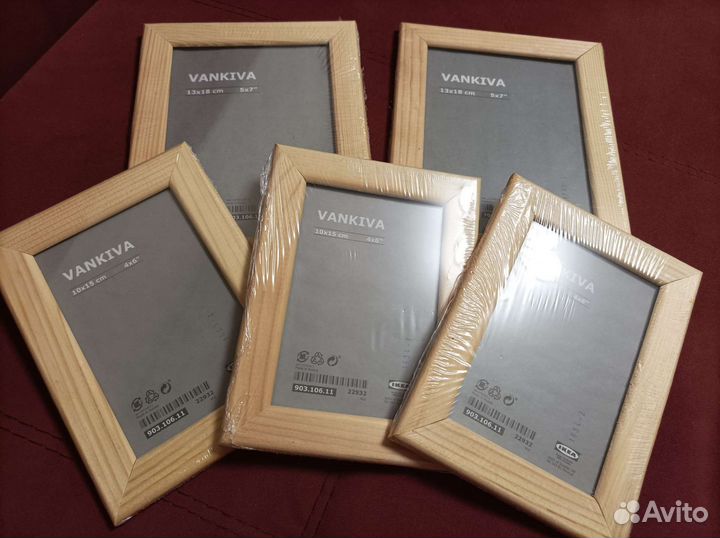 Рамки для фото IKEA 21*30, 13*18, 10*15, новые