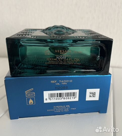 Versace Eros Версаче Эрос евро оригинал