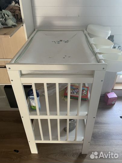 Пеленальный столик IKEA + навесные короба
