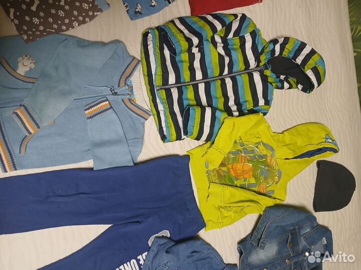 Вещи пакетом на мальчика 104, 110 рост