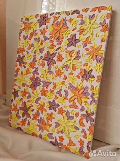 Картина текстурной пастой