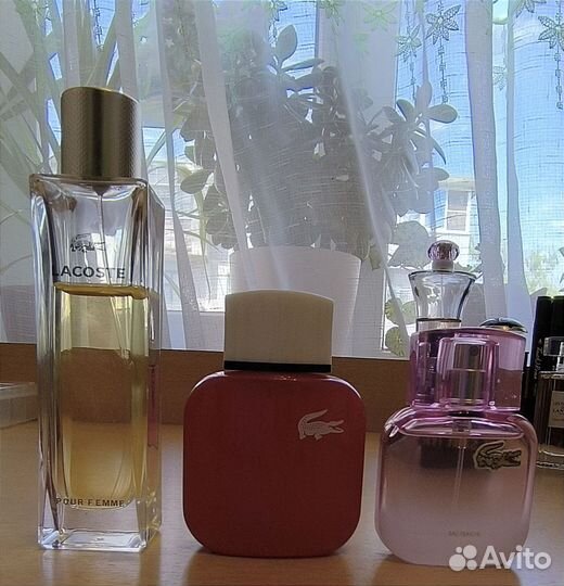 Духи женские lacoste, versace, givenchy