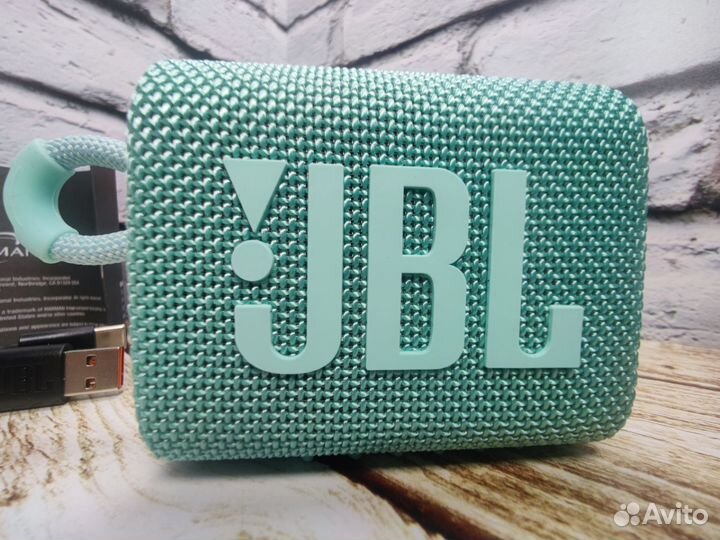 Колонка JBL GO 3 бирюзовая