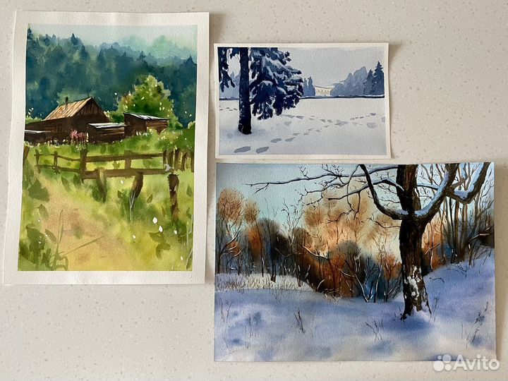 Акварельные картины