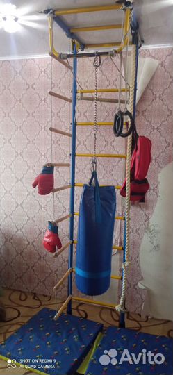 Шведская стенка с грушей