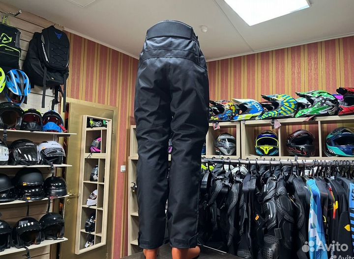 Мото штаны с защитой брюки для мото экипировка