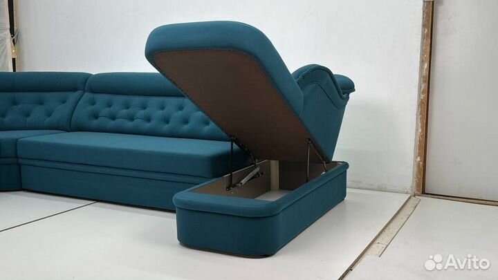 Диван большой Угловой с Бельевым ящиком на заказ