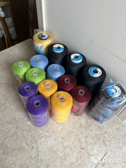 Нитки швейные бабины