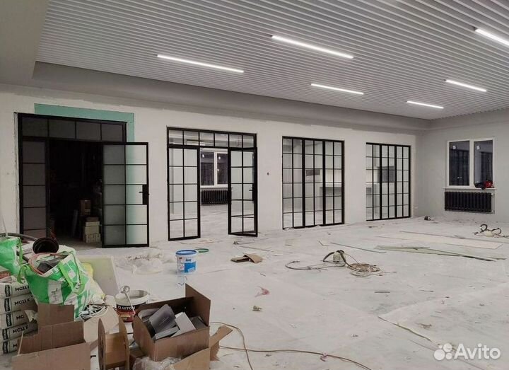 Cтеклянные офисные перегородки