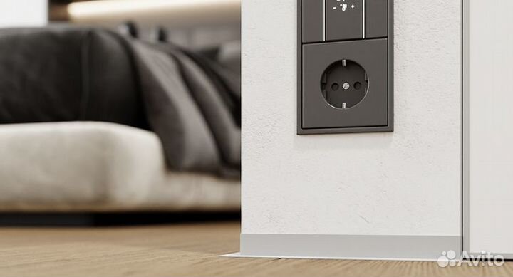 Микроплинтус анодиров. 2,4 м