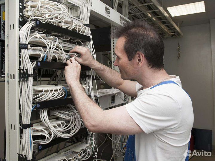 Монтаж элетрики волс лвс видеонаблюдение