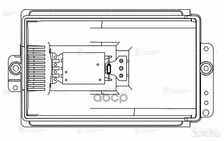 Резистор э/вент. отоп. для а/м Skoda Octavia (9