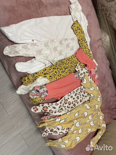 Пакет вещей для девочки 3-12 мес