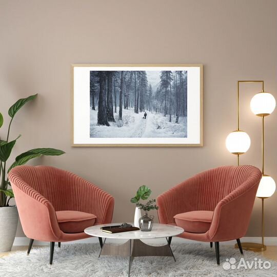 Картина. Графика. Пейзаж. Зима