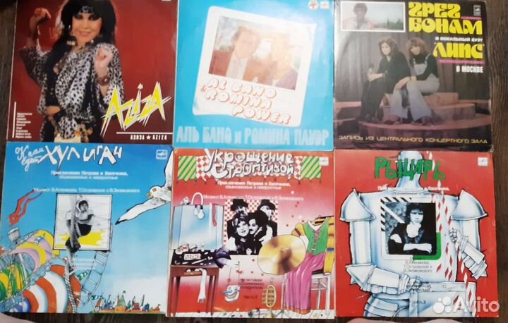 Виниловые пластинки рок, эстрада ч1